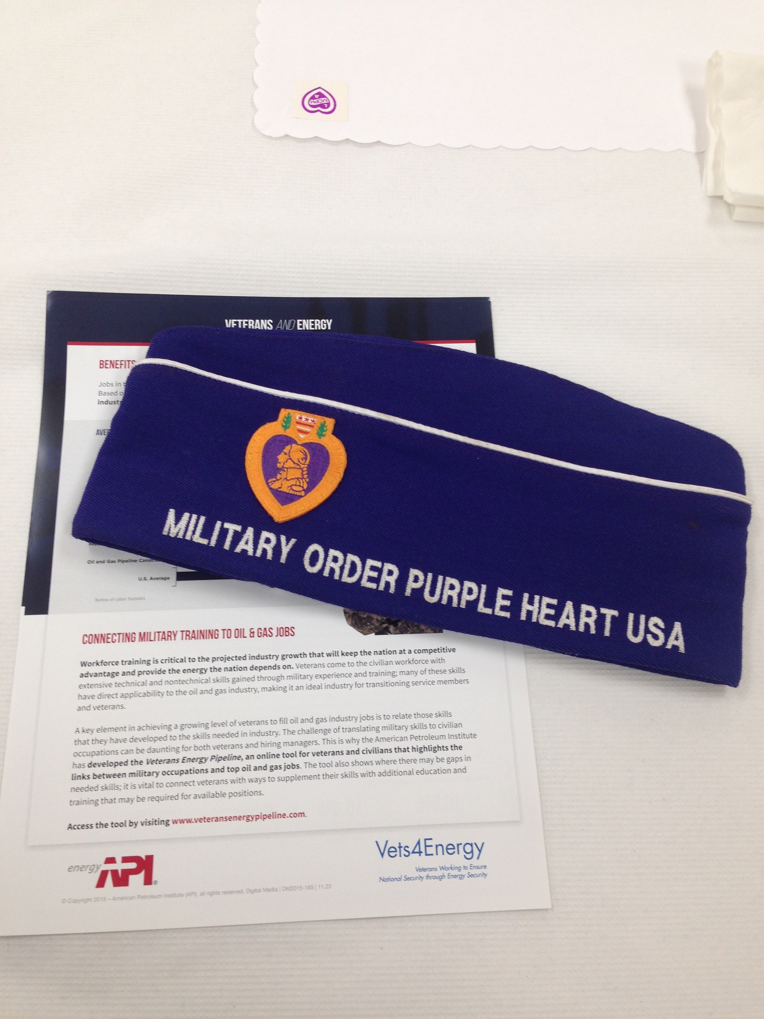 Vets4Energy and Purple Heart