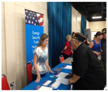 Illinois EF discussing Energy Forum Issues with Veterans